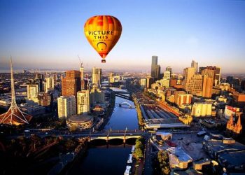 Sunrise Hot Air Balloon Flight Over Melbourne